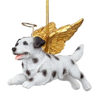 Christmas Tree Ornaments - Honor The Pooch Dalmatian Holiday Angel Dog Ornaments - Christmas Decorations