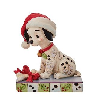 Enesco Disney Traditions 101 Dalmatians Lucky Figurine - Christmas