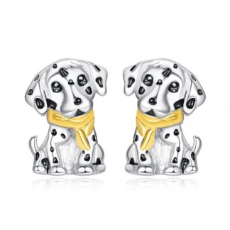 TANGPOET Dalmatians Dog Stud Earrings for Women Girls Dalmation Jewellery Gifts for Dog Mom Dog Lovers for Mothers Day Christmas Valentines